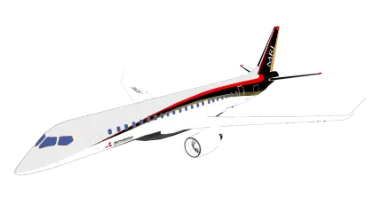Modern Passenger Airplane
