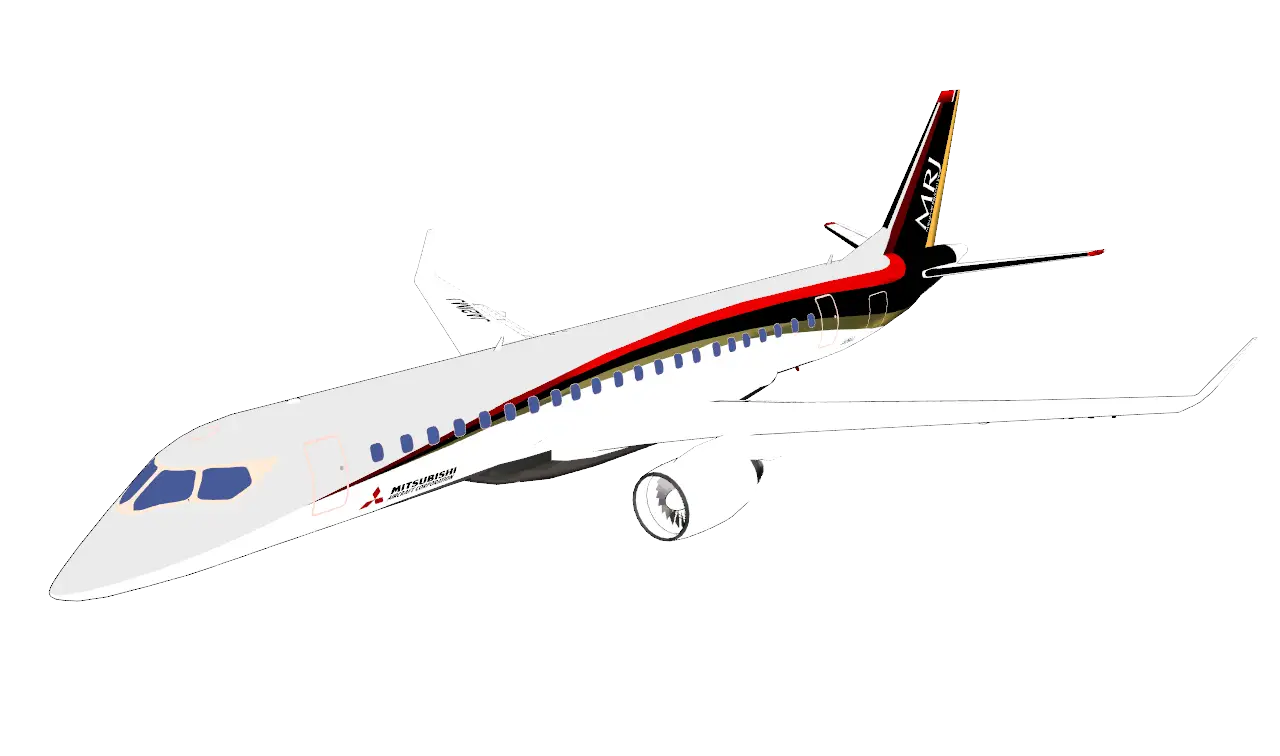 Modern Passenger Airplane