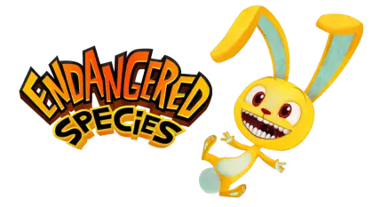 Endangered Species Cartoon Character