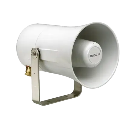White Megaphone Speaker Device Illustration