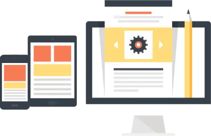 Digital Devices Layout for Technology Presentation
