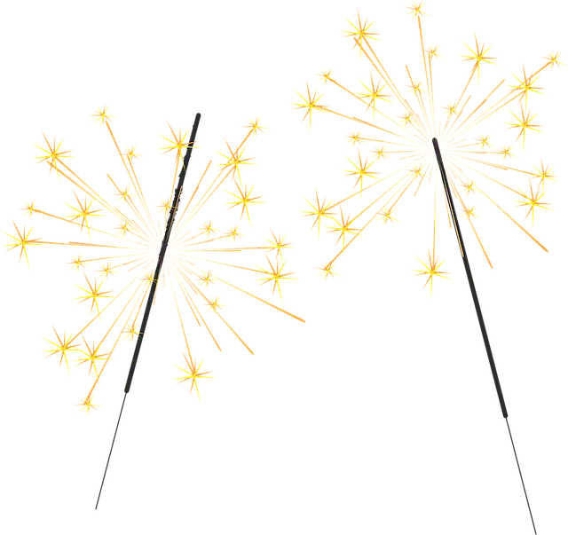 Golden Sparklers for Festive Celebrations
