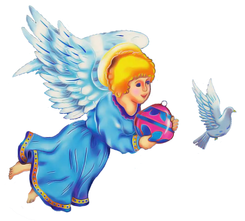 Angel with Dove and Ornament