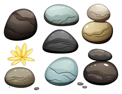 Stacked Stones and Spa Elements