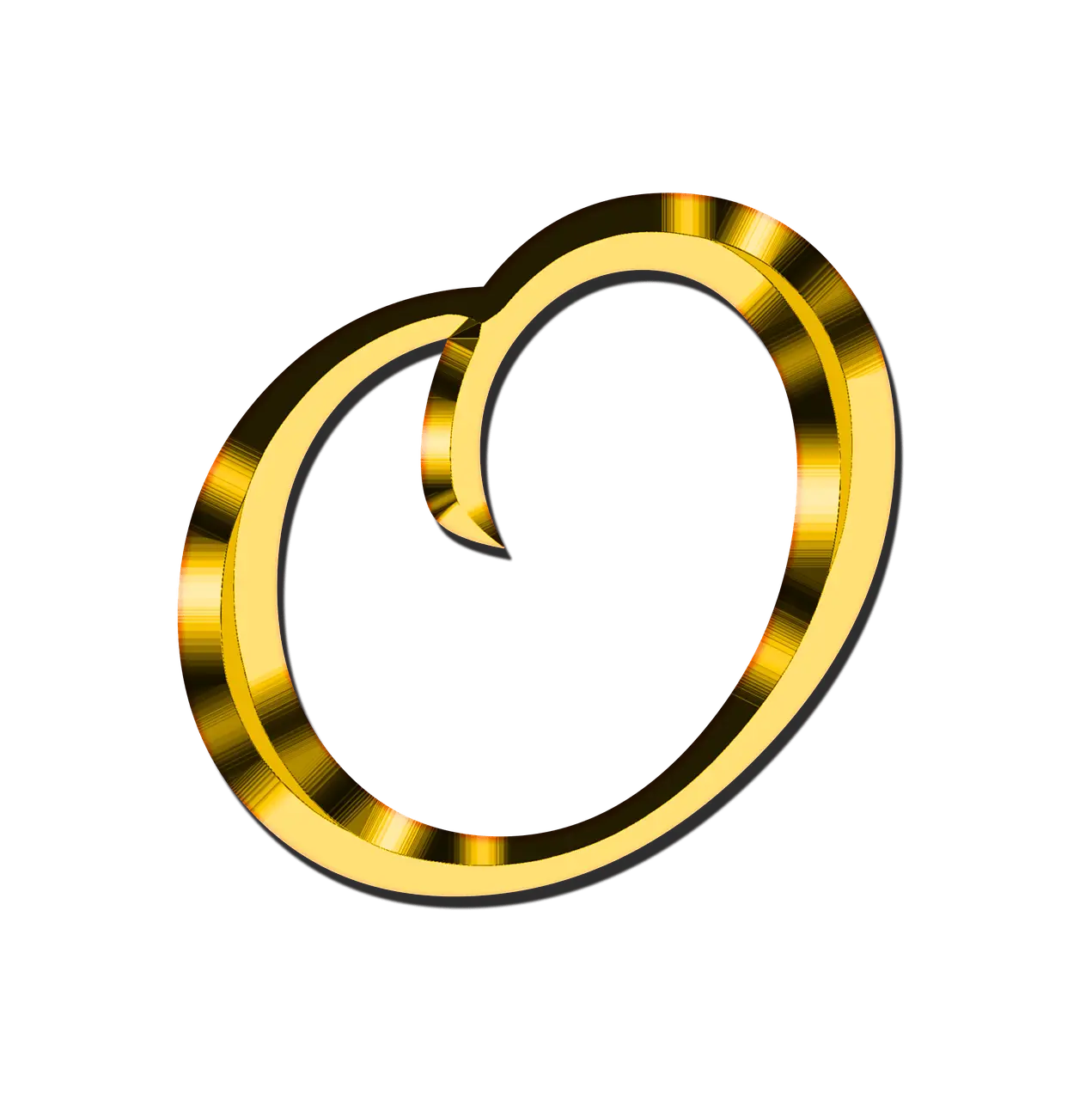 Shiny Golden Circle Symbol