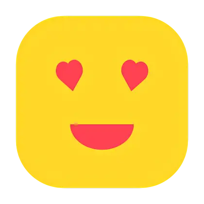 Smiling Emoji with Heart Eyes