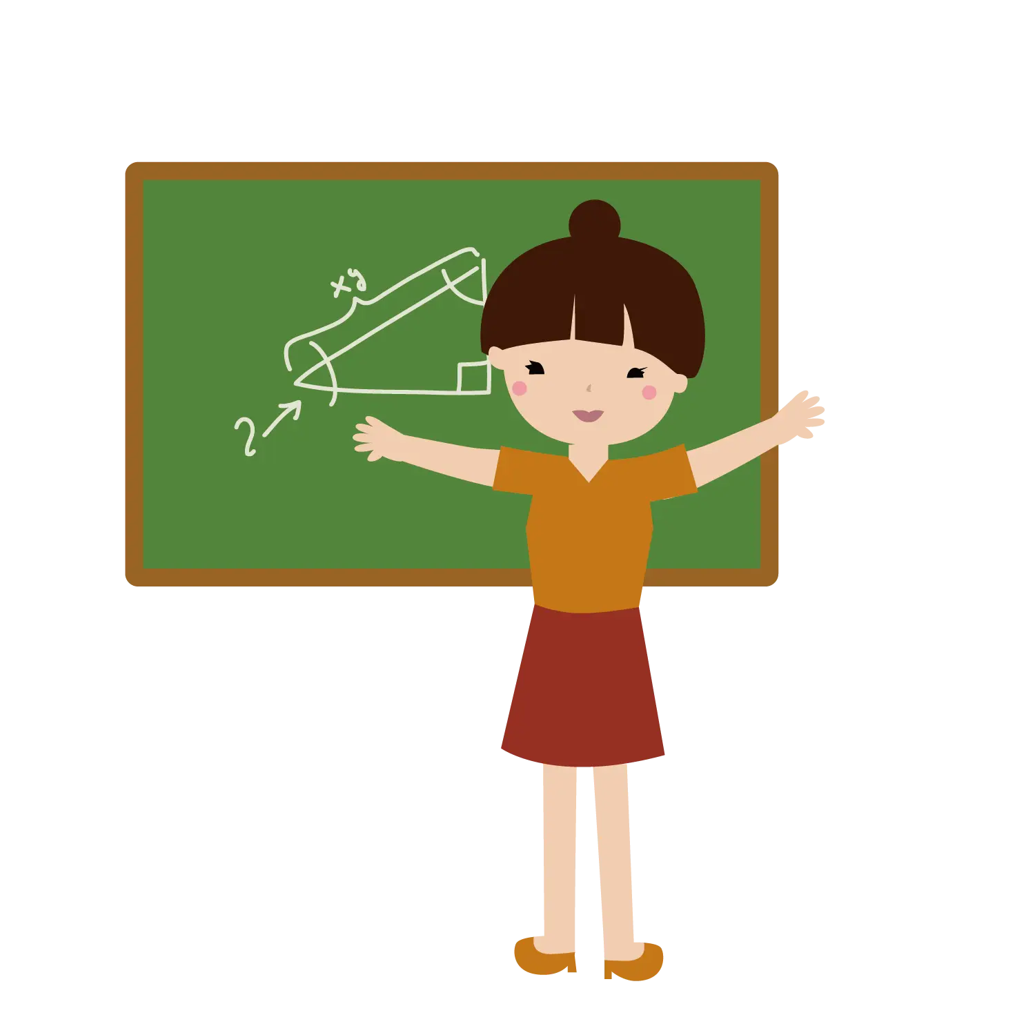 Teacher Teaching in Classroom