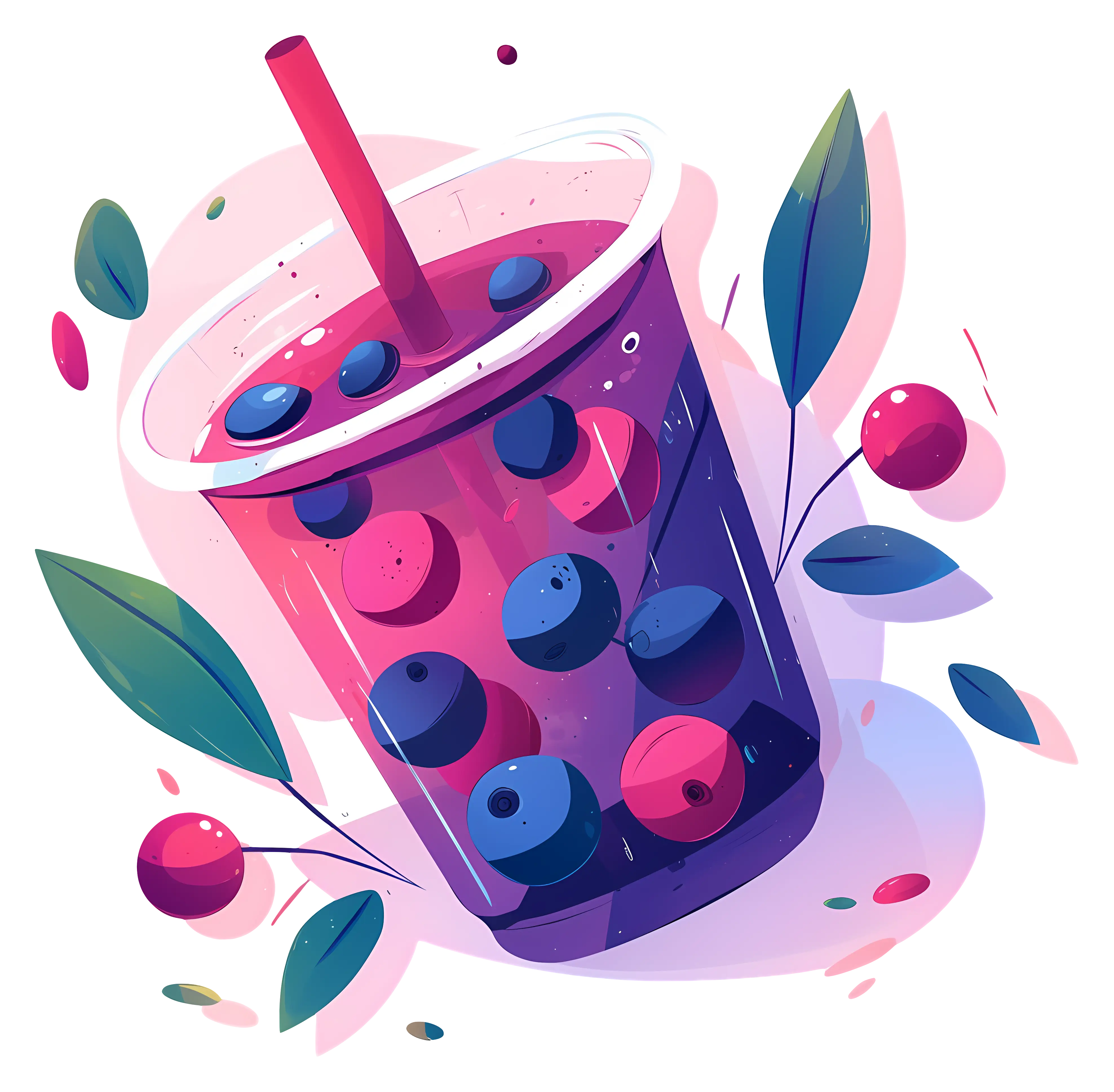 Refreshing Berry Drink