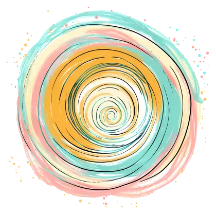 Colorful Spiral Pattern