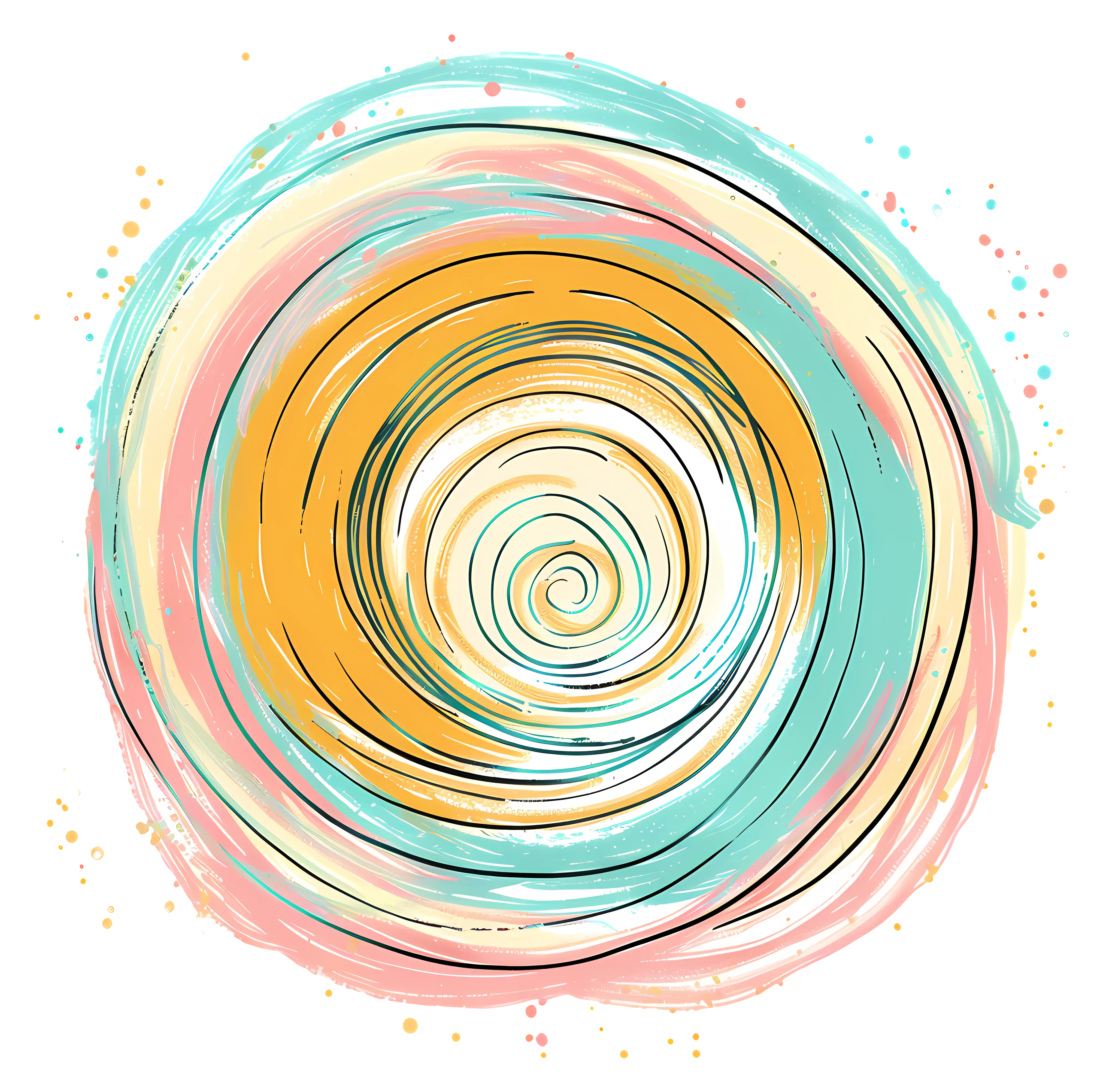 Colorful Spiral Pattern