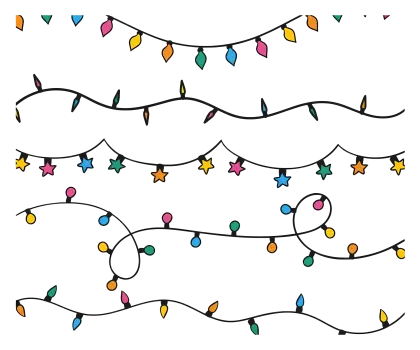 Colorful Christmas String Lights for Decoration