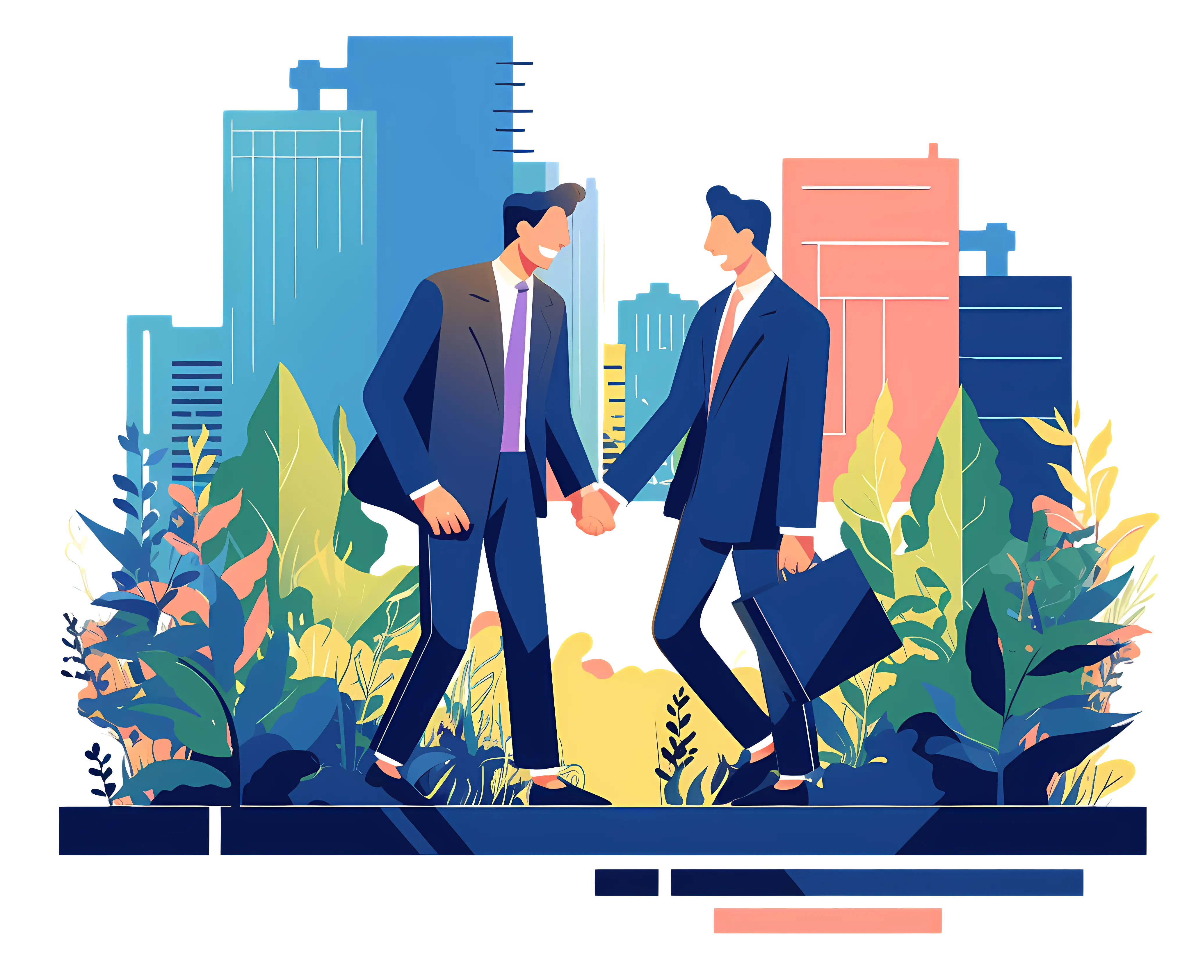 Businessmen Shaking Hands