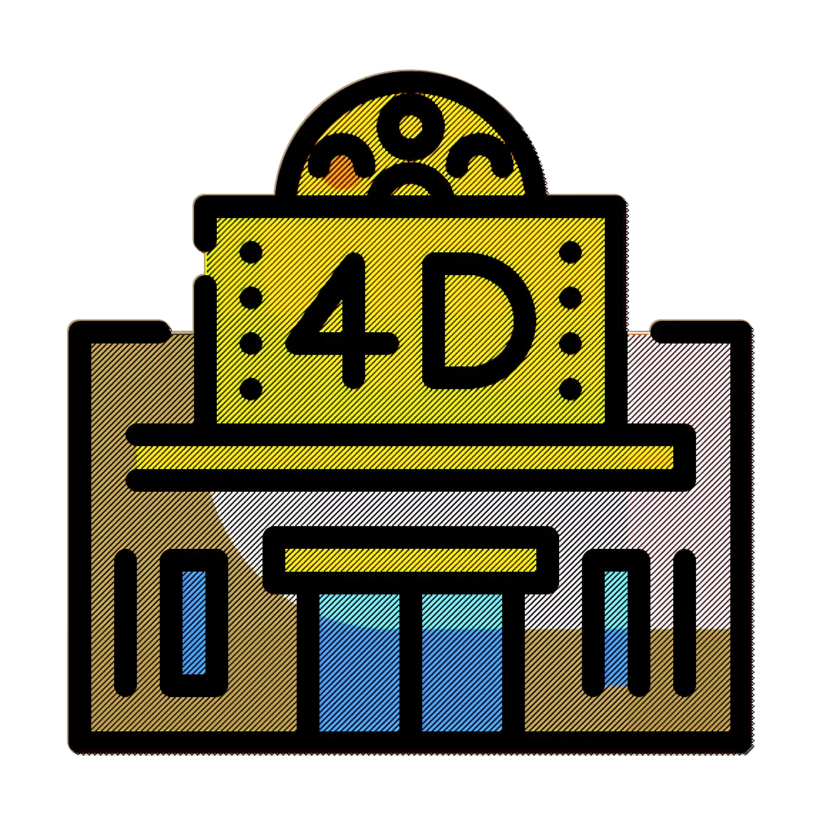 4D Cinema Icon