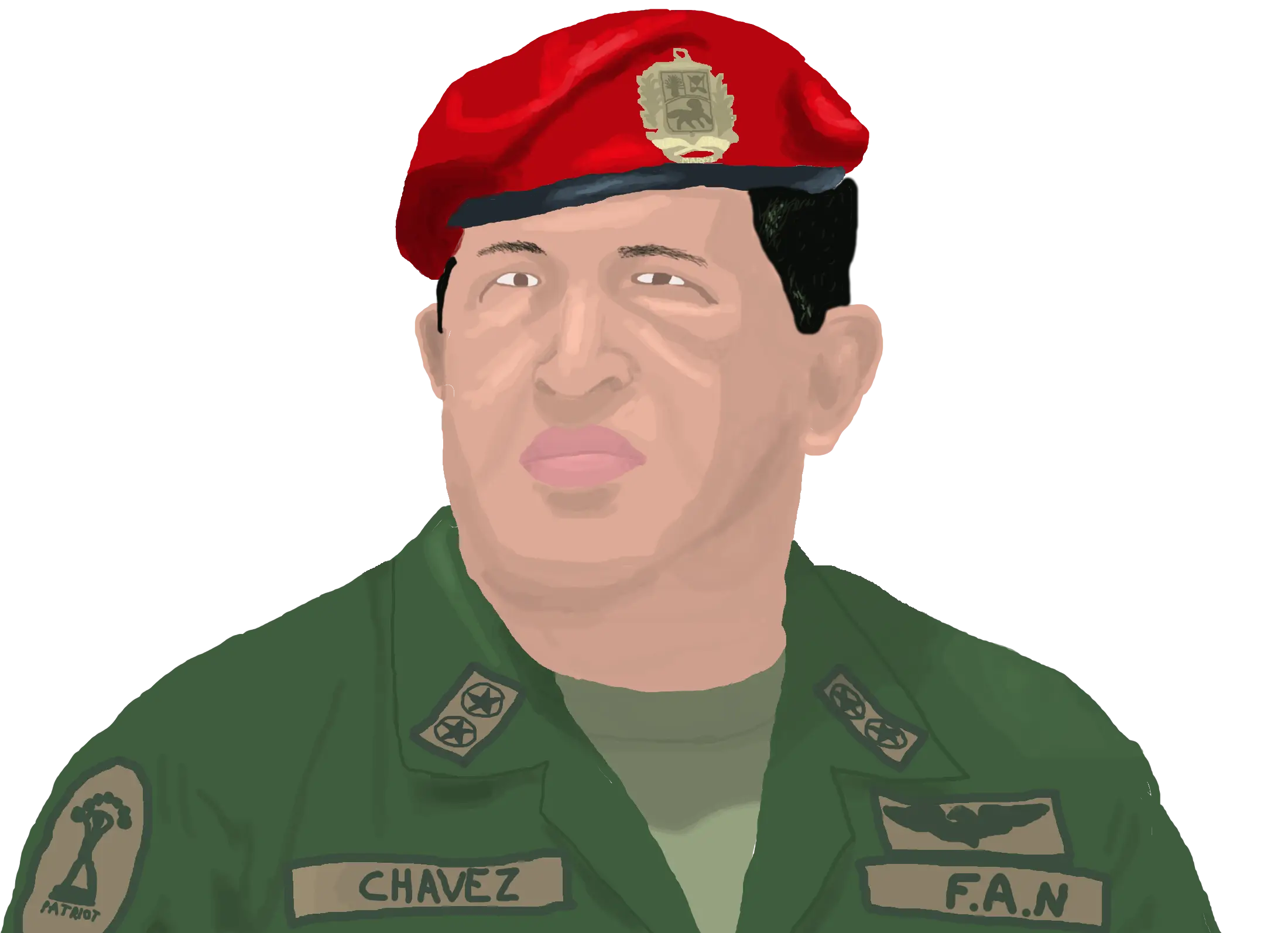 Illustration of a Military Officer