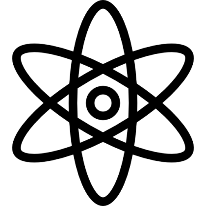 Atomic Symbol Icon Illustration