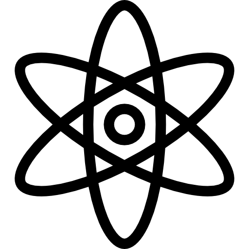 Atomic Symbol Icon Illustration