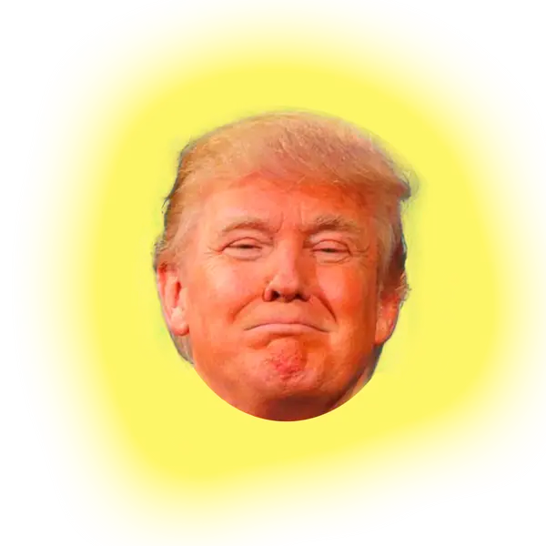 Yellow-Highlighted Face Graphic