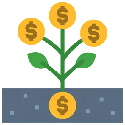 Money Plant with Growing Coins