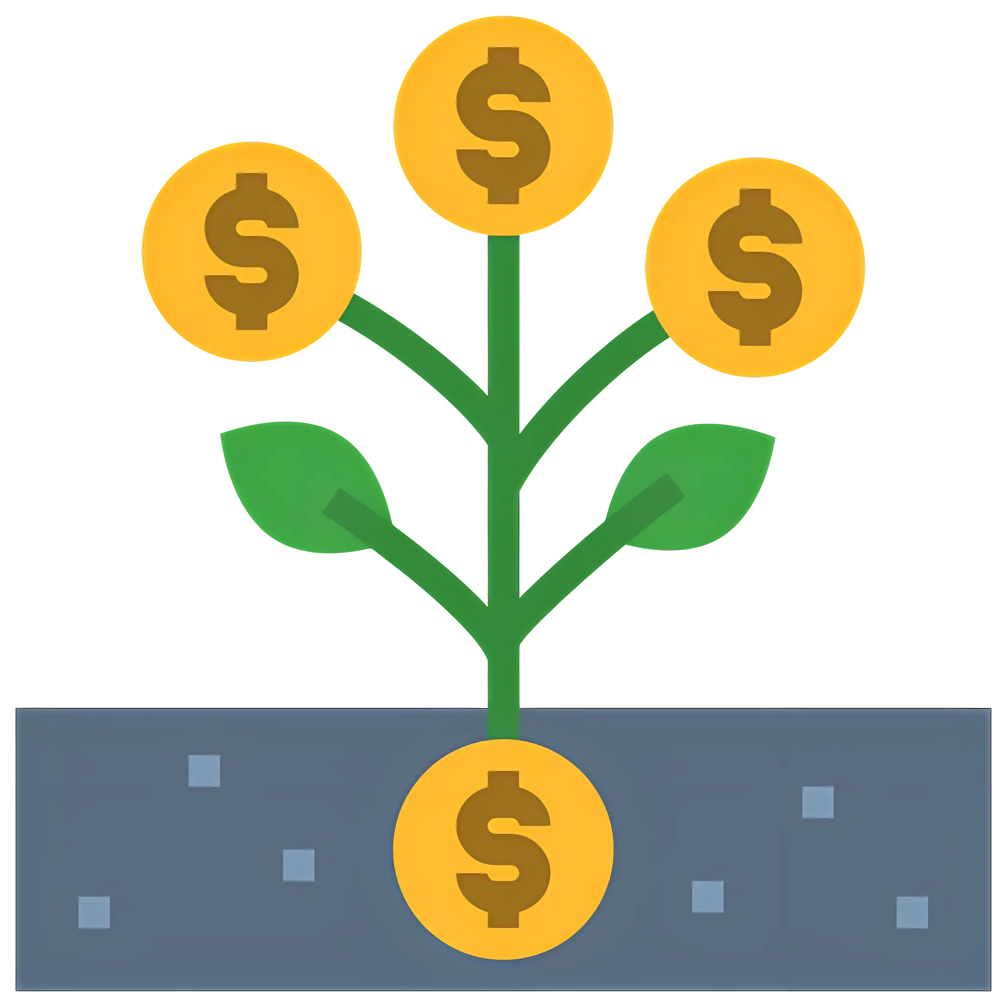 Money Plant with Growing Coins