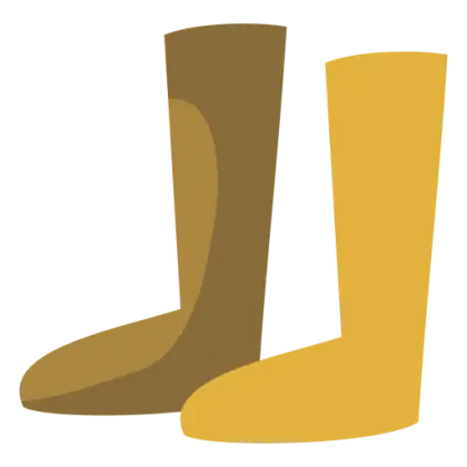 Colored Rubber Boots for Rainy Days