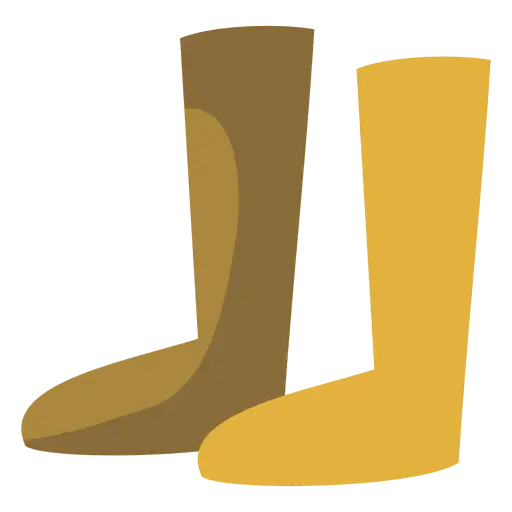 Colored Rubber Boots for Rainy Days