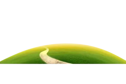 Green Hill with Path