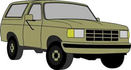 Green Military Vehicle Illustration