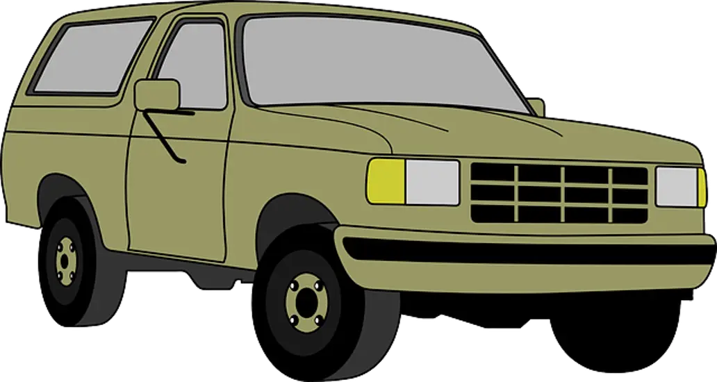 Green Military Vehicle Illustration