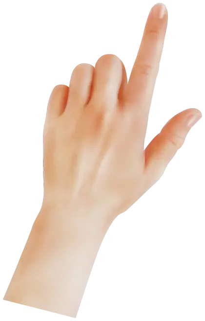 Pointing Hand Gesture Illustration