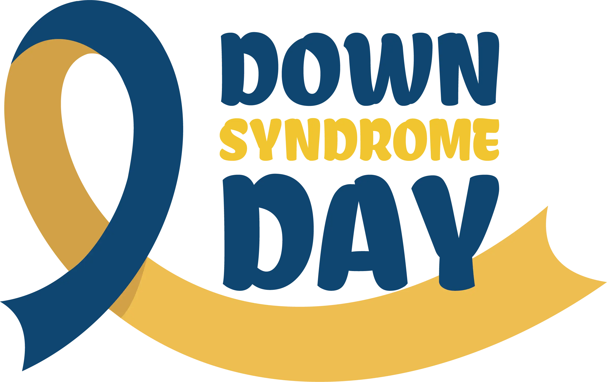 Down Syndrome Day Awareness Ribbon