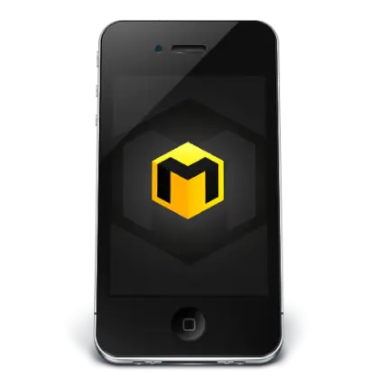 iPhone with Custom Logo
