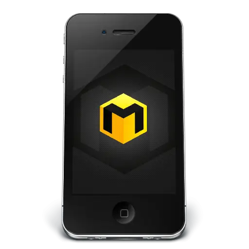 iPhone with Custom Logo