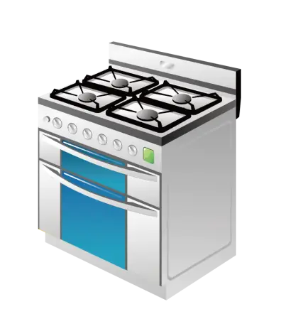 Modern Kitchen Stove with Oven