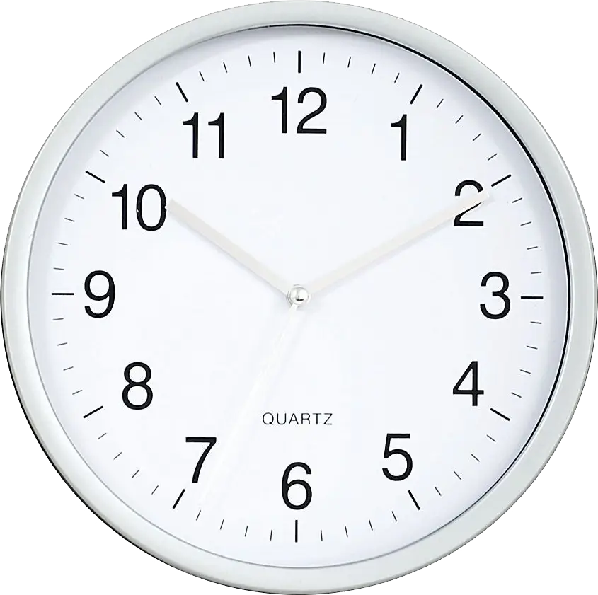 White Analog Wall Clock