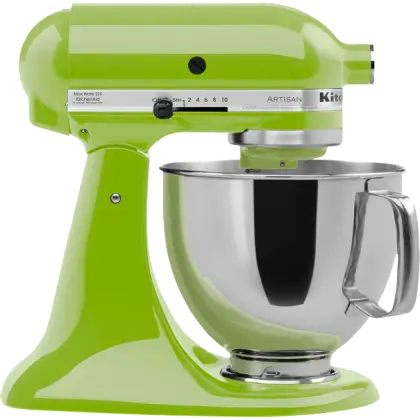Green Stand Mixer with Stainless Steel Bowl