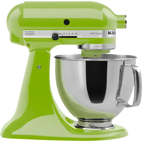 Green Stand Mixer with Stainless Steel Bowl