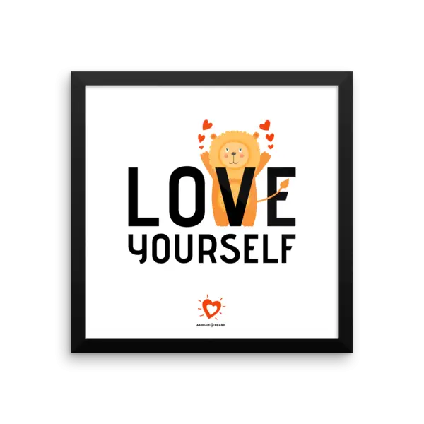 Motivational Love Yourself Poster