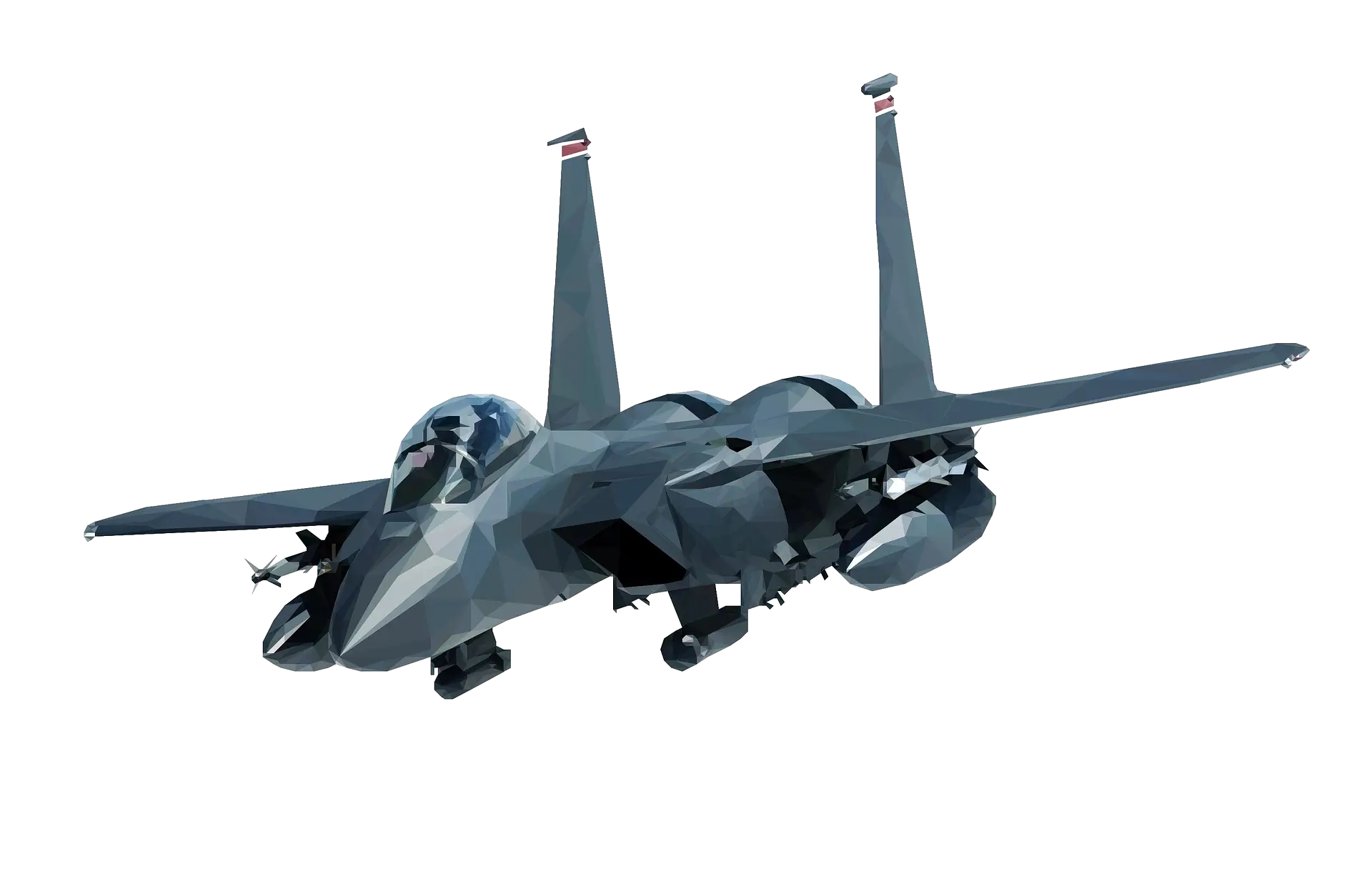 Military Fighter Jet in Flight