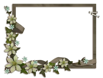 Floral Decorative Photo Frame