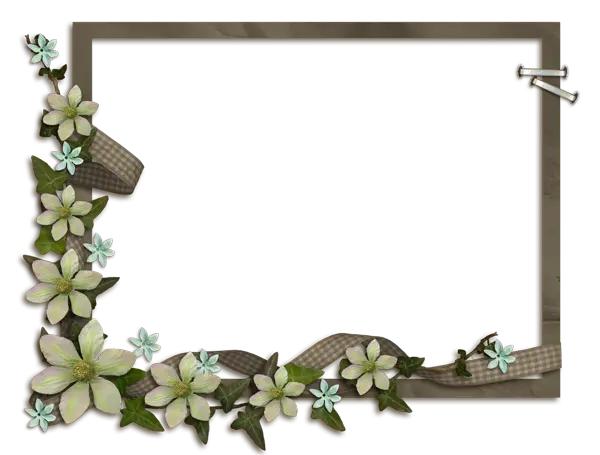 Floral Decorative Photo Frame