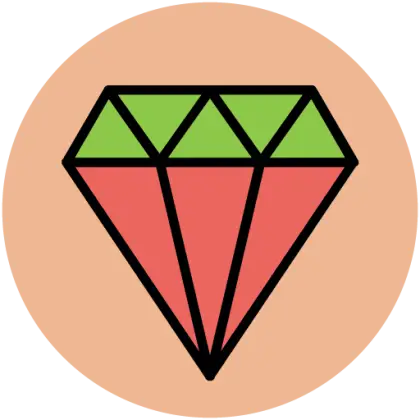 Colorful Geometric Diamond Illustration
