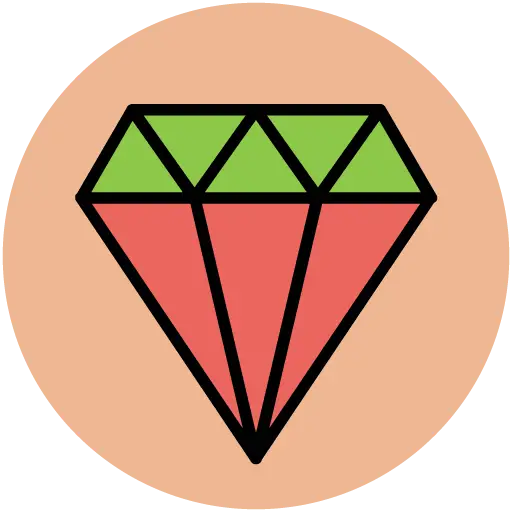 Colorful Geometric Diamond Illustration