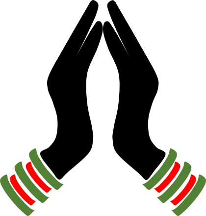Cultural Praying Hands Symbol