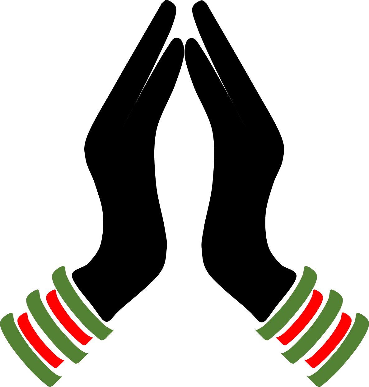 Cultural Praying Hands Symbol