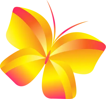 Yellow Butterfly Illustration