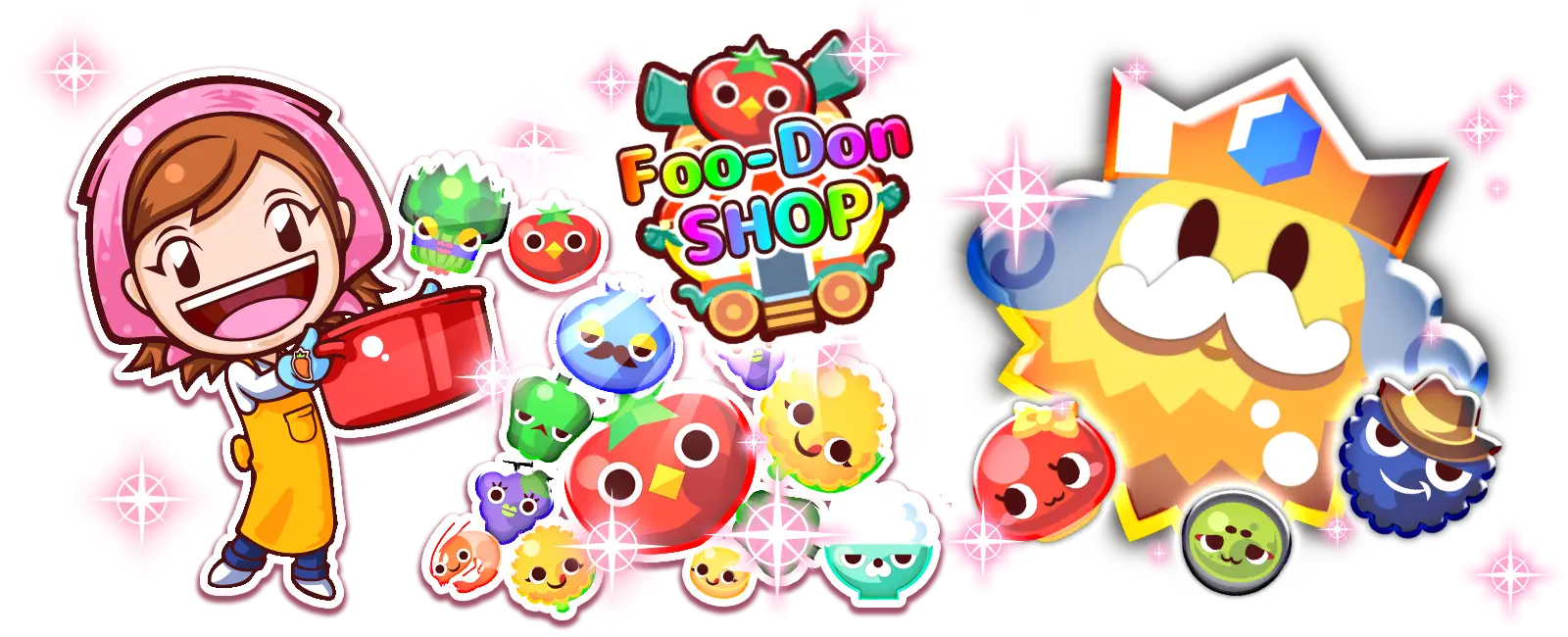 Colorful Game Shop Characters