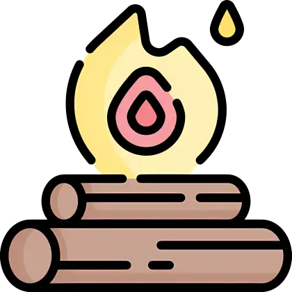 Campfire Illustration