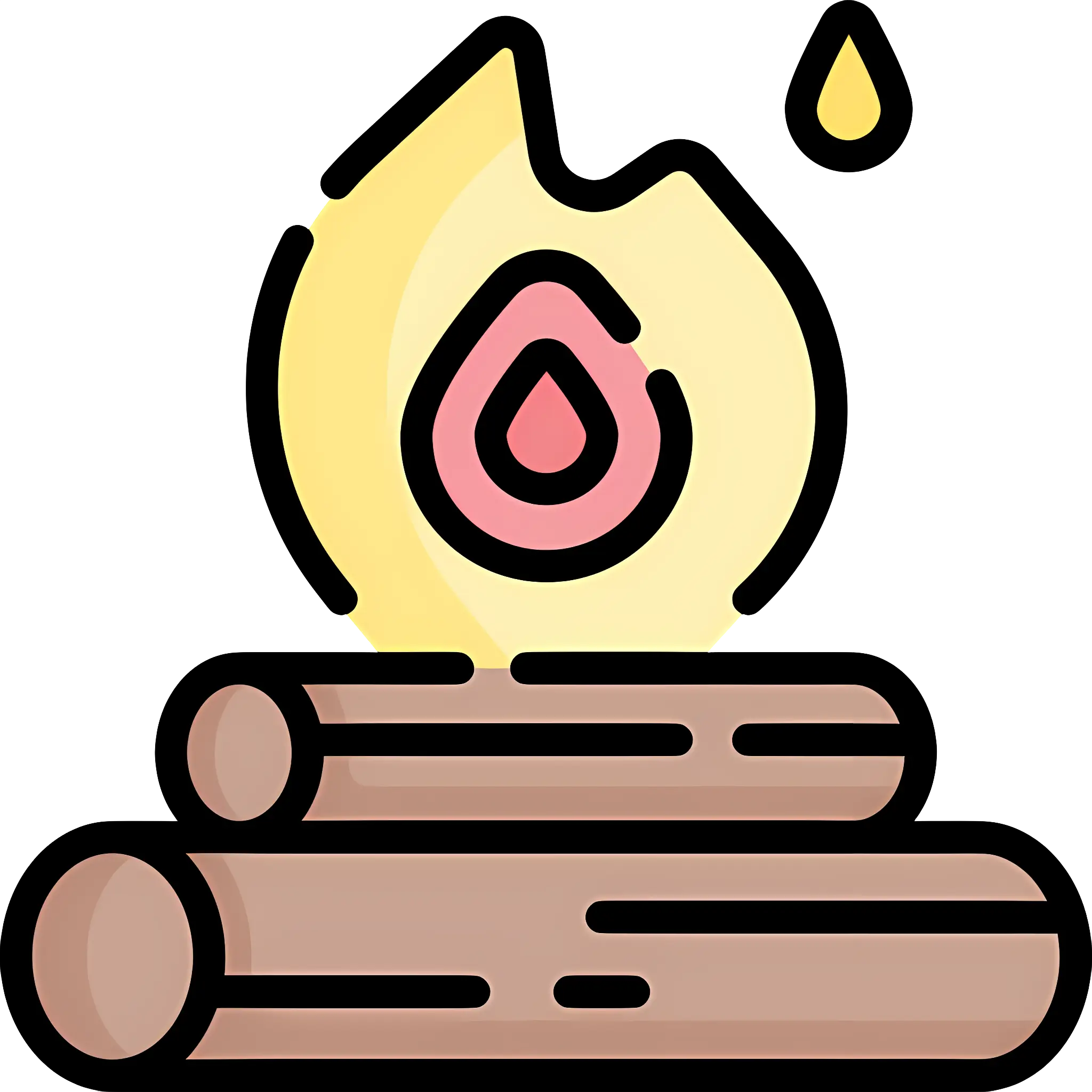 Campfire Illustration