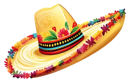 Colorful Mexican Sombrero