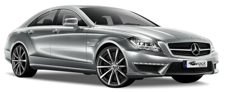 Silver Luxury Sedan Car